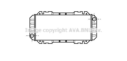 AVA QUALITY COOLING Радиатор, охлаждение двигателя FDA2006